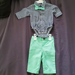 Newborn boys dress outfit
